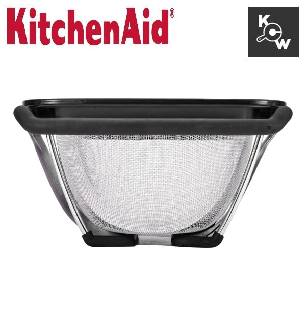 กระชอนล้างผักผลไม้สแตนเลสขยายได้ KitchenAid KG867OB สีดำ_6